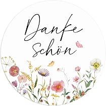 Itenga 24x Sticker 'Danke Kids' – Runde Aufkleber 4 Cm, Für Geschenke & Basteln