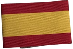 MAKRAN Bazalete Capitan Futbol de tu selección/Brazalete identificador Pais/Accesorios Deportivos de Equipo, brazaletes elásticos, Unisex, Adecuado para múltiples Deportes