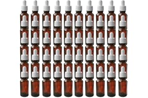 NANDEYIBI Frasco cuentagotas 20ml para flores de Bach (pack de 50 unidades)