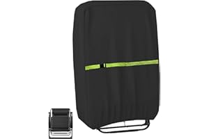 OUTTDID Garden Zero Gravity Folding Chair Covers, 600D Patio Reclining Chair Cover Waterproof 1 Pack, Outdoor Patio Sun Lounger Cover With Storage Bag, 72Wx16Dx110Hcm