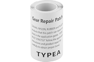 Hileyu Zestaw naprawczy do namiotów 7,5 cm x 150 cm niewidoczna taśma naprawcza wodoodporna wytrzymała taśma zestaw naprawczy łóżko powietrzne przezroczysty zestaw naprawczy łatki do naprawy, namiotów, markiz, pawilon, kajak