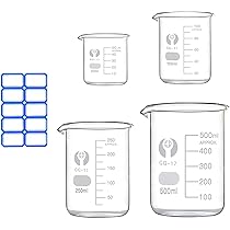 Bastoncini Vetro IMIKEYA Per Mescolare - Set 20 Pezzi In Vetro Borosilicato Per Cocktail E Laboratorio Vetro Laboratorio