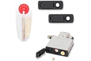 Y IRAN Per stoppino Zippo, pietra focaia e nessuna guarnizione volatile, set di accessori per accendini, abbinamento perfetto.