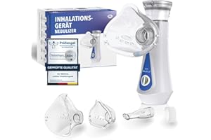 ‎IEA MEDICAL IEA Medical Inhalationsgerät, Inhalator, Vernebler, Inhaliergerät Kinder, Inhaliergeräte für Erwachsene, Inhalator Erwachsene, mobiles Inhalationsgerät