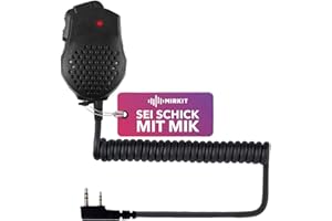 Mirkit Altavoz micrófono dual PTT para UV-82