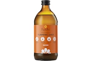 Fushi Turmeric Juice 500ml | Cold-Pressed 16+ Shots per Bottle | 75g of Fresh Turmeric Root in Every Shot No Synthetic additives Natural Preservative No Added Sugar