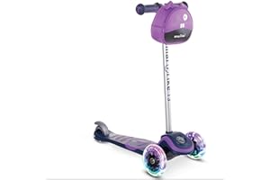 smarTrike T3 Kinderscooter mit LED-leuchträder und Snacktasche, Monopattino per Bambini. Unisex Adulto