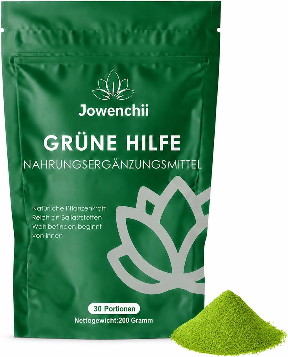 Technische Daten & Spezifikationen : Grüne Entgiftungspulver Grünes Superfood-Pulv