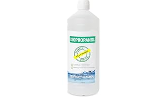 EQM SOLUCIONES QUIMICAS | ECO-301 | Isopropanol Isopropylalkohol 99.9% | 1L | Reinigung von elektronischen Bauteilen, Linsen 