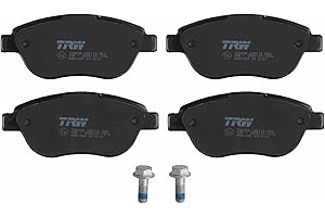 TRW GDB1464 Pastillas de Freno Juego de 4 para Peugeot 206 Hatchback (2A/C) 1998-2012 Eje Delantero y Otros Vehículos
