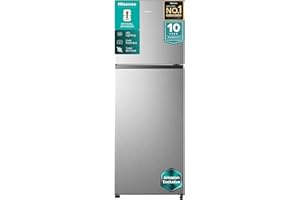 Hisense HTM60320D3AZ, 418 Litres Top Mount Refrigerator, No Frost Technology, Inverter Compressor, LED Interior Light, Multi Air Flow, Silver(Amazon Exclusive)