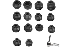 WALMENDRIX Universal Ball Joint Dust Cover Kit - 14 Pcs Rubber Boots for Vehicle Maintenance