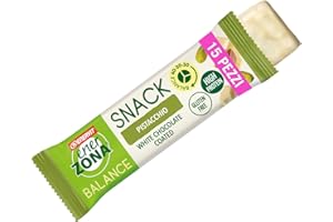 Enervit, Enerzona Protein Snack 40-30-30 Gusto Pistacchio, 15 Barrette Proteiche da 27gr Dieta a Zona con Proteine del Latte e Fibre, per Mantenere il Tono Muscolare, Senza Olio di Palma