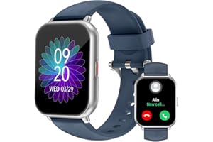 RUIMEN Smart Watch Answer Dial Call,Smart Watches for Women Men HD Touch Screen Fitness watch with SpO2-Monitor Heart Rate Sleep Monitor Pedometer Watch Multi Sports Mode for Android iOS