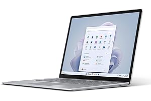 Microsoft Surface Laptop 5 - Ordenador portátil de 15" táctil accionado por Intel EVO, 12º generacion Intel Core i7-1255U, 16GB RAM, 512GB SSD con Intel Iris Xe Graphics y Windows 11 Home