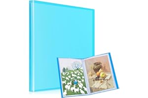 LANKYBOX Diamond Painting Bilder Album, Diamond Painting Mappe, Sichtbuch in A2 für Aufbewahrung Diamant Malerei Bilder, 30 Klare Taschen für Diamantgemälde 60 x 42 cm oder kleiner