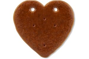 ‎LEBKUCHENWELT 25x Lebkuchen Herz Rohlinge ohne Alles - 14cm mit Löchern - Premium Qualität - Frisch & Saftig! Lebkuchenherzen zum selber Dekorieren