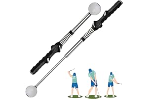 GOLFUPP Retractable Golf Swing Training Aids, Golf Accessories - Strength And Rhythm Training, Golf Swing Trainers And Golf Swing Trainers, Warm Up Golf Trainers, Right Hand Golf Club Indoor Practice Equipmen