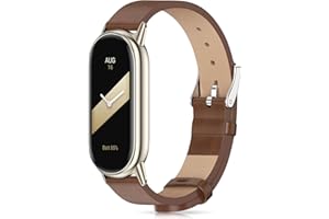 Xisair Skórzany pasek do zegarka Xiaomi Mi Band 8, zapasowy, na nadgarstek, zamienny, zapasowy, do modelu Xiaomi Smart Band 8, Xiaomi Band 8