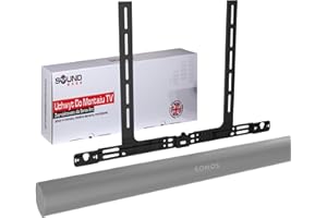 Sound bass Arc Sound bar uchwyt do telewizora, czarny, kompatybilny z Sonos Arc Soundbar i wersja Ultra. Uchwyt montażowy do telewizora, zestaw sprzętowy w zestawie, zaprojektowany w Wielkiej Brytanii