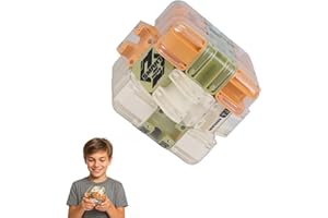 LIXSTYEA Large Labyrinth 3D Maze Cube - 8.5cm 3x3 Large Maze Puzzle Cube, 3D Puzzles Adult, Fidget Toys for Teens, Puzzle Ball, Educational Focus Game Gift for Logic Development, Stress Relief puzzle gift