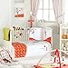 Red Kite Cotton Tail And Friends And Friends Tab Top Curtains