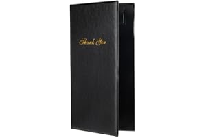KOAHDE Gästescheck,Leder Menüordner,Leder Menüordner Restaurant,Menüordner,Restaurant Menühalter,Restaurant Scheckhalter,Rechnungsmappe,Leder Menühalter,Rechnungsmappe Restaurant,A4-Menübuch-Lederholster