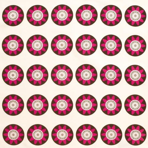 Wabisabi Green Passion Flower Modern Fabric Dinner Napkins, 18 by 18-Inch, Floral, Berry and Chocolate, Set of 4