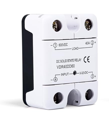 Normaal gesloten SSR 10A solid-state relais op kleine DIN-rail DC naar DC 5V 12V 24V 48V (Input 3-14VDC