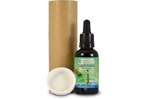 HEALTH LEADS ...WORKING WITH NATURE Lugols 12% Iodine Solution, High Strength, True 12% Liquid Formulation, Bulb Pipette for Easy & Accurate Dispensing, Formulated & Made in Wales… (30ml)
