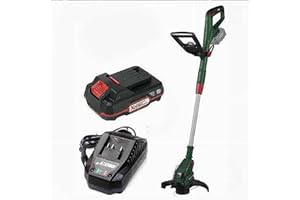 DGLK PARKSIDE Desbrozadora inalámbrica PRTA 20-Li, con 1 batería de 2 Ah + cargador, compatible con todos los dispositivos X20V Team