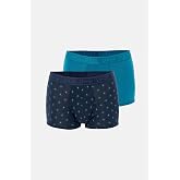 Dagi Lacivert-Mavi Desenli Micro Modal Boxer