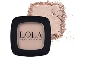 Lola Make Up by Perse Mono Eyeshadow with Natural Ingredients and High Coverage Matte Eye Shadow for Women, Vegan and Cruelty-Free Eye Makeup Cosmetic Palette for All Skin Types, Beige Matte (029)