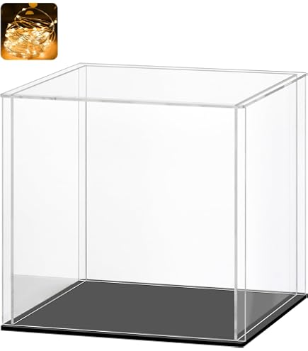 Vitrine Transparente En Acrylique 30x20x15cm - Boîte Protection Anti-Poussière Pour Figurines Et Collections