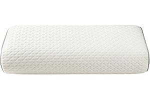 ZOOMPIL Kissen aus Memory Foam, Orthopädisches Nackenstützkissen, Schlafkissen Memory Foam, Nackenkissen für Seiten, Bauch und Rückenschläfer (50 x 20 cm)