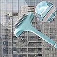 jankylabh Multifunctional Screen Brush 2-in-1 Mesh Cleaning Brush Wiper with Extended Handle Window Cleaning Brush Net Cleaner Double-Sided Window Cleaner Window Mesh Cleaner, Multi Color, Pack of 1