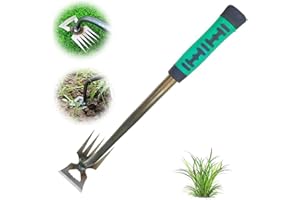 HOIDOKLY Herramienta de extracción de malas hierbas para jardín, herramienta de extracción de malas hierbas 2024, herramienta de extracción de malezas manual de acero al manganeso, herramienta de extracción