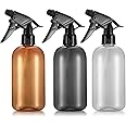 MMDBD 3 Pcs 500 ML Empty Water Spray Bottles, Empty Mist Atomiser Spray Bottles, Plastic Refillable Plant Mist Trigger Sprayers Bottle for Plants, Gardening, Cleaning, Hairdressing