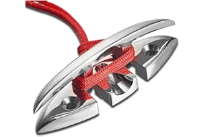 Niciksty Bitta Pieghevole da 152mm- Bitta a Scomparsa per Barca, Acciaio Inossidabile per Barca Ribaltabile per Ormeggio Barca, Kayak