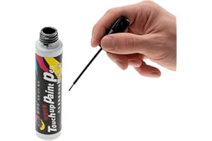 GoodTradeHub Retouche Peinture Voiture, Stylo - Pinceau Réparation des Rayures Auto, Carrosserie (Noir)