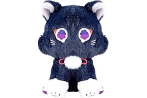 LabDip Cat plush Toy,Wan-erer Cat Plushies,Black Cat Plush Stuffed Toy For Anime Fans And Collectors Soft Scara Cat Plush Pillow for Suzume Anime Fanatics And Decoration(22cm)