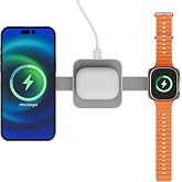 Zebronics 3 in 1 Wireless Foldable Charging Pad, 23W Output, MagSafe Compatible, Fast Charging, Built-in Protection, FOD, 1m 
