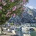 Produktbild Artland QualitätsbilderWandbilder Selbstklebende Wandfolie 50 x 50 cm Landschaften Europa Italien Foto Bunt B7UA Gardasee Hafen Uferpromenade in Limone Sul Garda
