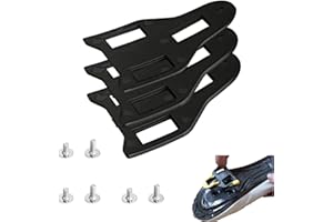 NIYATA Bike Cleat Spacer Set Compatible with Shimano SPD-SL and LOOK KEO Cleats Includes 1mm and 2mm Plastic Spacers Ideal for Road Cycling Shoe Adjustment