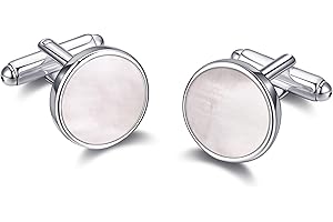 Philip Jones Men's Mother of Pearl Gemstone Cufflinks
