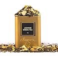 Chayam Jasmine Green Tea - 50g | Premium Tin Caddy | Pure Jasmine Flower | Aromatic Green Tea | 100% Natural Ingredients | Brew Hot or Cold