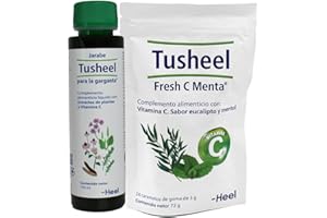 Heel Pack Tusheel | Jarabe con Extractos Vegetales + Gummies Fresh C Menta | Bienestar Respiratorio, Sensación Refrescante y Vitamina C | Sin Gluten ni Lactosa
