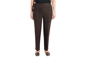 Alica Winter Schlupfhose, Gummizug, gerader Schnitt, Hosentaschen mit Reißverschluss, klassich einfarbig