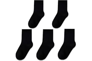 QIYIENDIAN 5 paia di calzini caldi e accoglienti per bambini, ragazzi e ragazze da 1 a 10 anni.