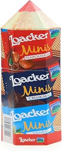 Loacker – Matita XL - Confezione Regalo a Forma di Matita Colorata – Confezione con 10 Wafer Minis con Creme in Diversi Gusti 100gr